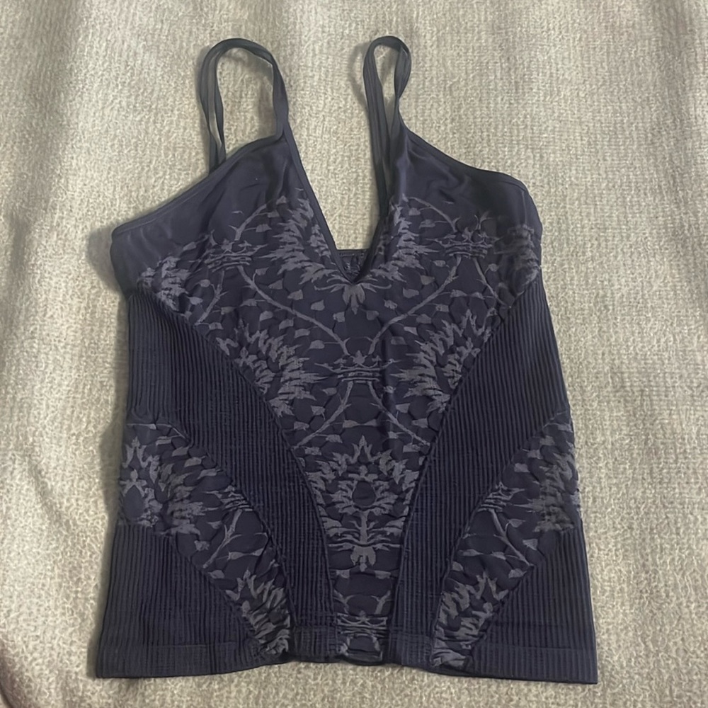 Free People Dark Blue Tank Top